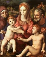 Bronzino, Agnolo - Holy Family with St. Anne and the Infant St. John